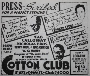 November 7, 1938: huge success for Cab Calloway & the Nicholas ...