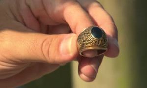 ... class ring he found in South Carolina's Cooper River last month. CNN