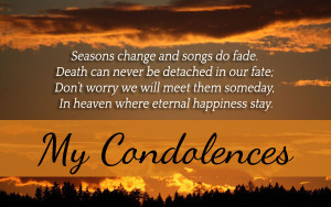 Condolence Quotes Words & Sayings
