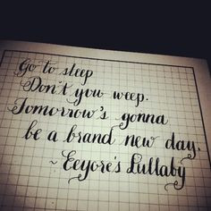 Eeyore Quotes Tumblr Eeyore's lullaby