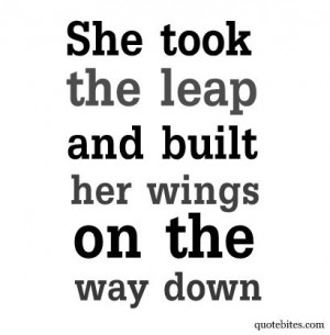 Take the leap..