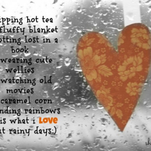 best rainy day quotes sipping hot tea entertainment world
