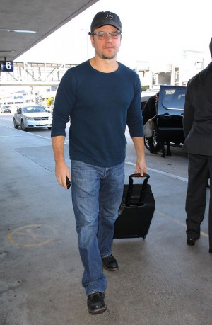 Matt Damon wurde am LAX-Flughafen abgefangen