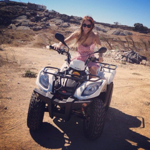 Harley-Viera-Newton-rode-four-wheeler-while-vacationing-Greece.jpg