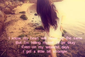 Little Bit Stronger - Sara Evans | Lyrics