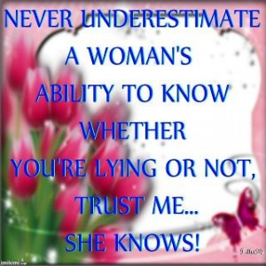 women's intuition..