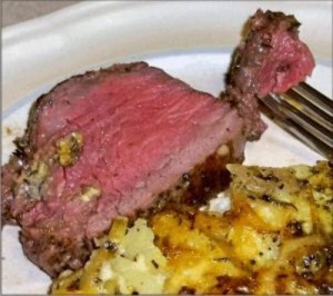 Beef Tenderloin Roast - Christmas Dinner Menu examples.