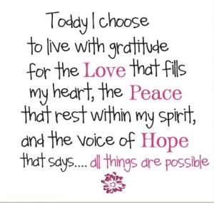 love peace hope
