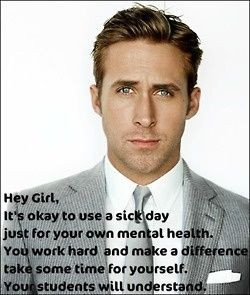 Hey Teacher! Hey girl.well...if you say so Ryan ;)