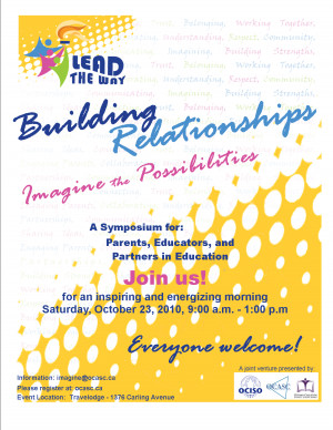 Building Relationships . . . Imagine the Possibilities