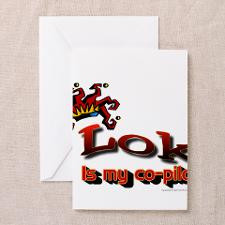 Mjölnir Rune Shield Greeting Cards