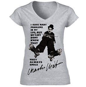 CHARLIE-CHAPLIN-SMILE-QUOTE-NEW-AMAZING-GRAPHIC-GREY-T-SHIRT-S-M-L-XL ...