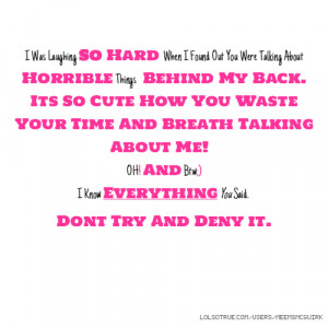 Was Laughing So Hard When I Found Out You Were Talking About ...