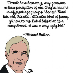 Michael Bolton Talks Sex Appeal and Mullets, in Illustrated Form