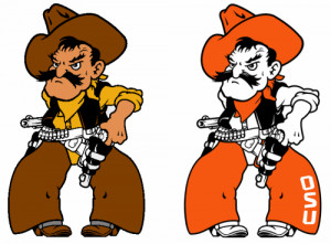 They stole the Pistol Pete logo from Wyoming where he is known as ...