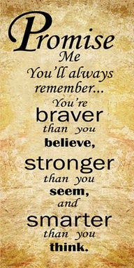 ... my lil' darling and be glad...you are an original...and I am proud of