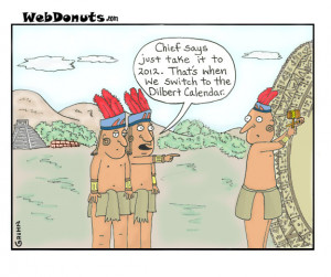 Funny Mayan calendar cartoons, from Sophie