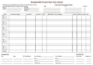 how to create a production day sheet how to create a production day ...