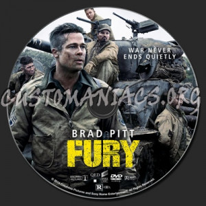 2014 fury dvd cover