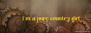 Pure Country Girl Facebook Cover