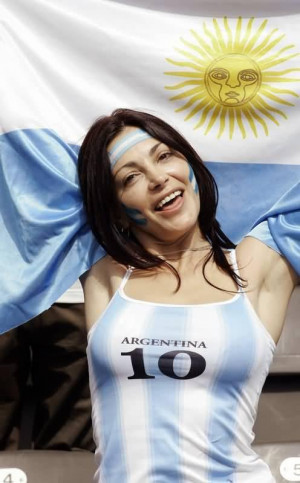 fifa world cup 2014 argentina flag brazil funny girl
