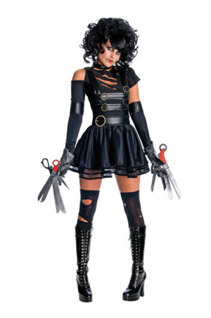 Secret Wishes Miss Scissorhands Ladies Fancy Dress Costume