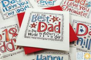 love you Dad card for Father’s day 2014