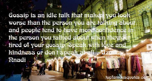 Quotes About Idle Gossip Pictures