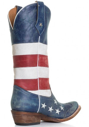 American Flag Womens Cowboy Boots