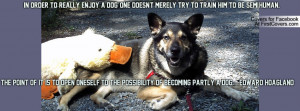 Dog Quote Facebook Cover - Cover #