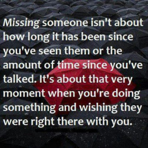 Missing someone...