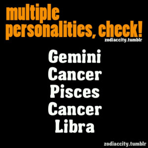 Cancer multiple personalities