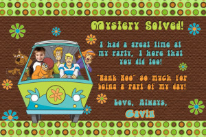 Scooby Doo Happy Birthday Card