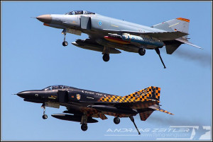 Luftwaffe Flight Test Centre's F-4 & an F-4F let it all hang out at ...