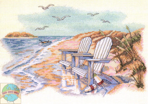 Beach Romance Cross Stitch Kit