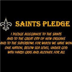 Who Dat!!! New Orleans Saints You have to love my city and my team.!