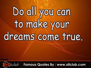 You Are Currently Browsing 15 Most Famous Dreams Quotes