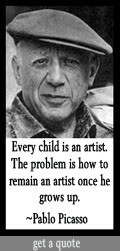 ... remain an artist once he grows up. Pablo Picasso at DailyLearners.com