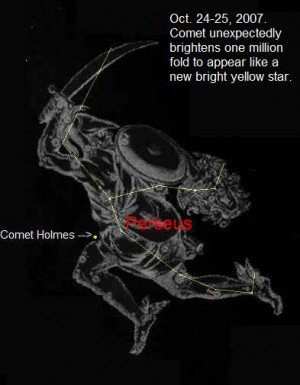 comet holmes official designation 17p holmes is a periodic comet in ...