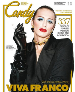 James Franco on the cover of Candy magazine, photographed by Terry ...