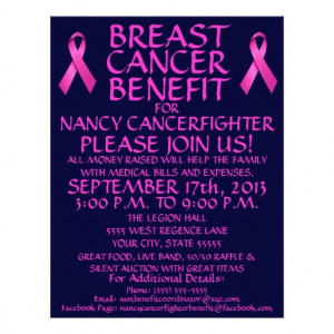 Cancer Benefit Flyer