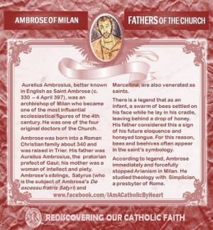 St Ambrose of St Milan