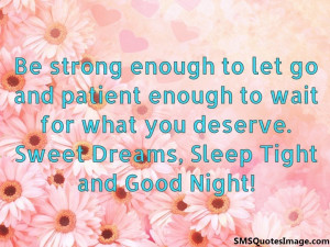 Sleep Tight and Good Night...