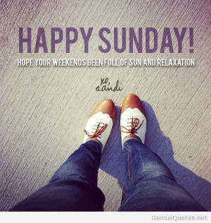 Tumblr happy sunday quote