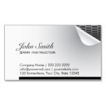 Steel Inside Swim Instructor Business Card