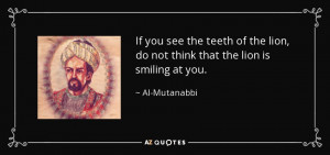Al-Mutanabbi Quotes