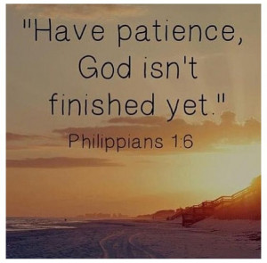 Patience is a virtue