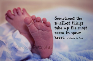 fun, quotes, Tiny, wrinkled baby feet - Baby photography Pooh Quotes ...