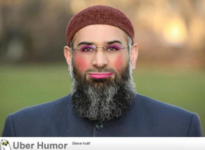 Radical hate preacher, Mr Anjem Choudary, wants this photo removed ...