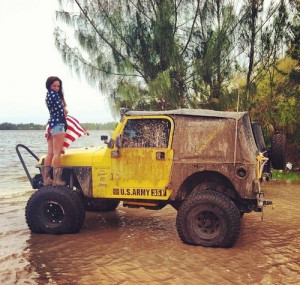 love vintage army America merica offroading jeep 4x4 mudding milso ...